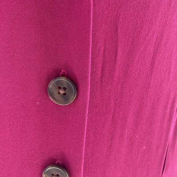 J.Jill size Large Winterberry button down long sleeveless shirt dress w/ pockets - Picture 7 of 10